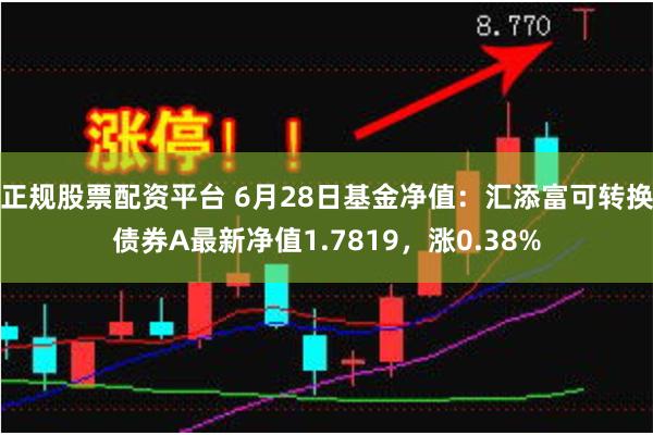 正规股票配资平台 6月28日基金净值：汇添富可转换债券A最新净值1.7819，涨0.38%