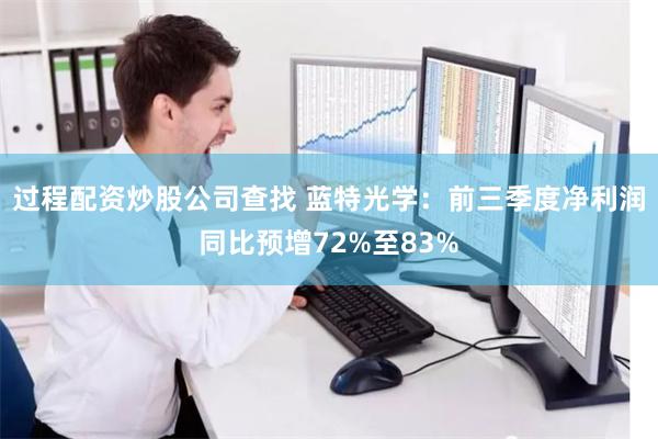 过程配资炒股公司查找 蓝特光学：前三季度净利润同比预增72%至83%