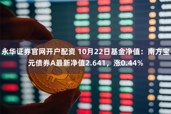 永华证券官网开户配资 10月22日基金净值：南方宝元债券A最新净值2.641，涨0.44%